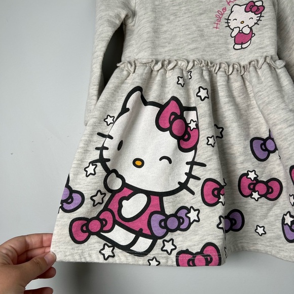 Hello Kitty Dress Long Sleeve Cozy 2T Girls - Picture 3 of 5